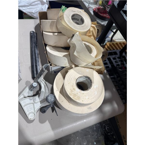 Construction tape, etc.