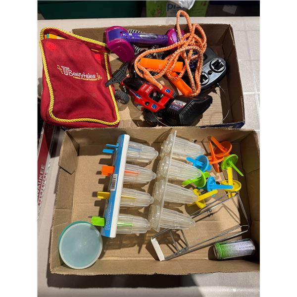 Toys and popsicle makers