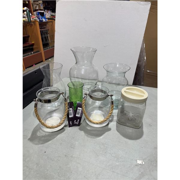 Candle Holder jar and vases