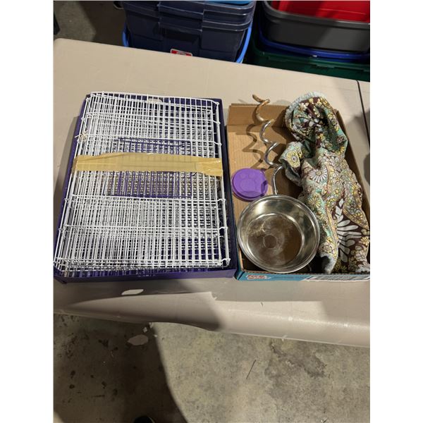 Pet cage and pet items