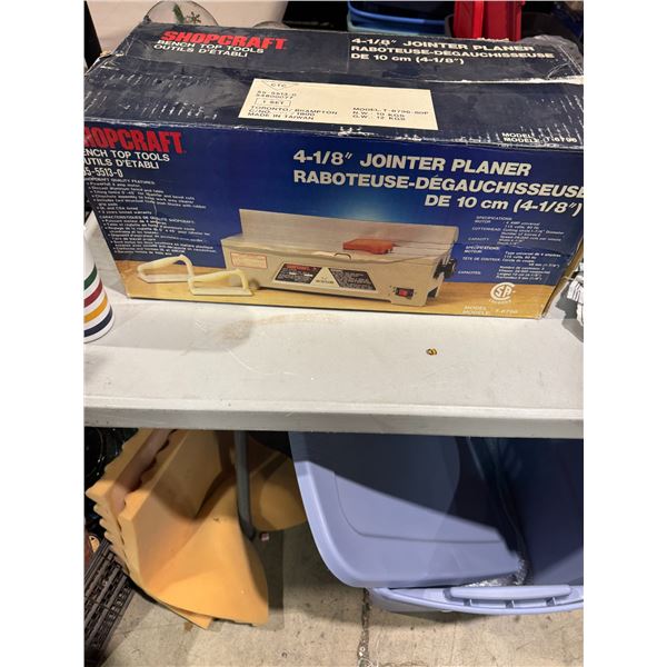 4–1/8 inch jointer planer