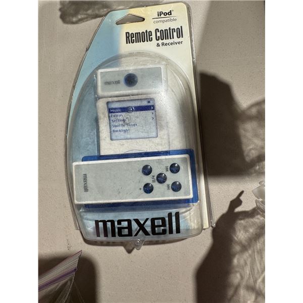 iPod compatible, remote control, and receiver