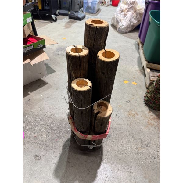 Rustic Candle Holder decor