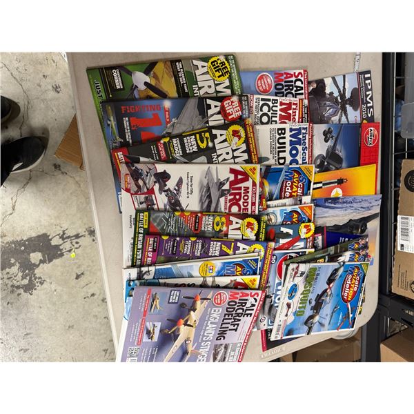 Magazines, aviation, etc.