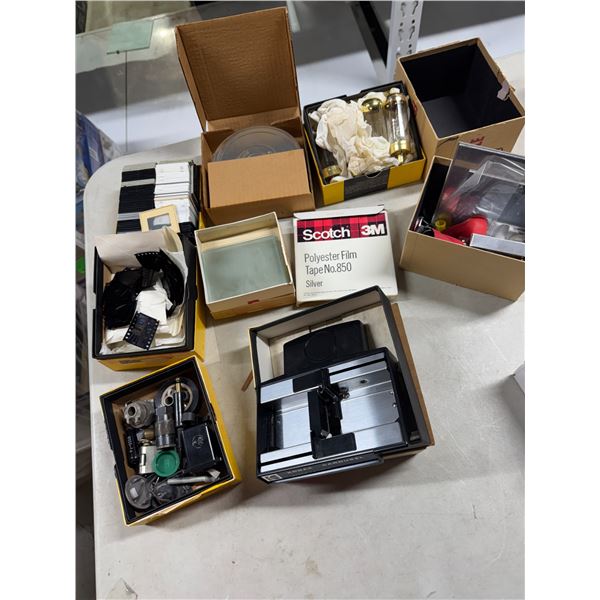 Slide frame, slides, and other photography and other items Kodak carousel stack loader