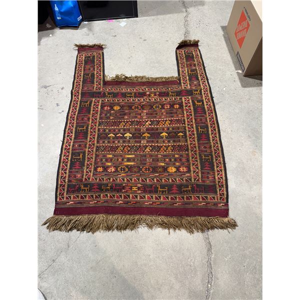 VINTAGE TURKMEN CEREMONIAL CAMEL TRAPPING