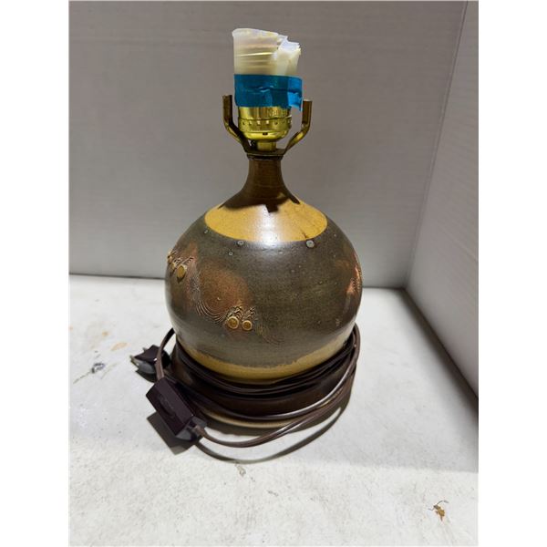 Pottery lamp base
