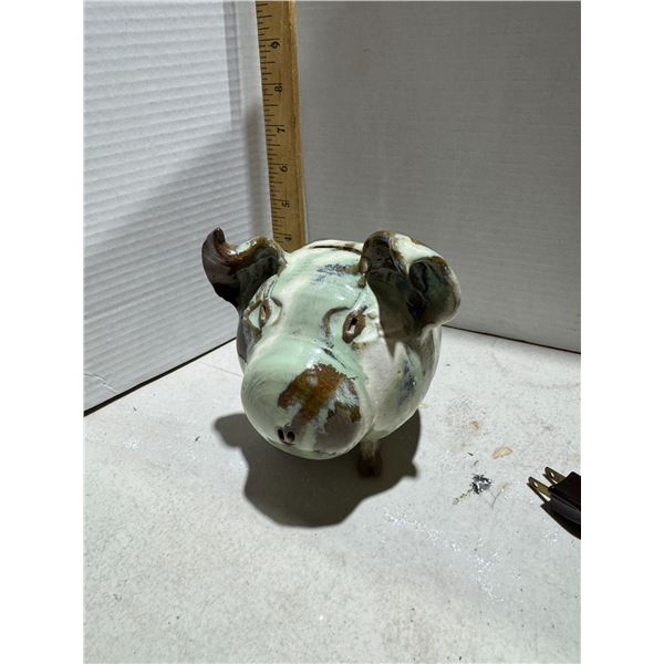 Pottery, pig piggy bank