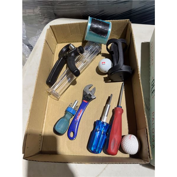 Miscellaneous lot tools, fishing line