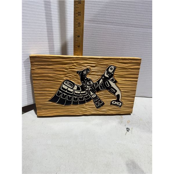 Silk screen by Liz Campbell, Coast, Salish Eagle