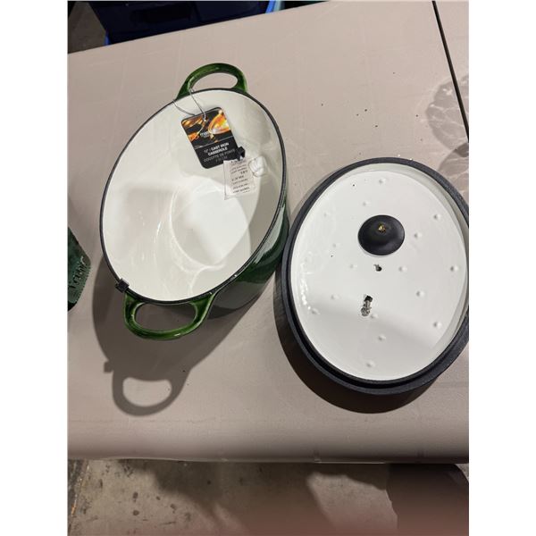 Cast-iron casserole dish lid handle needs repair