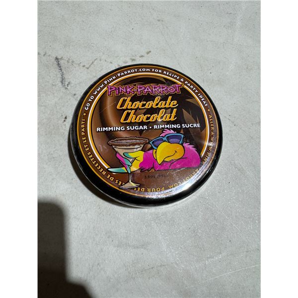 Pink parrot, chocolate, rimming, sugar sealed