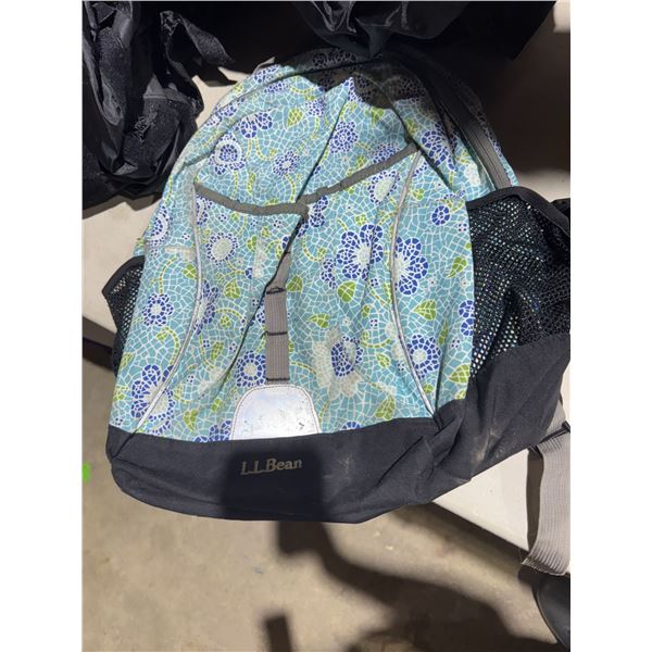 L. L. BEAN backpack.