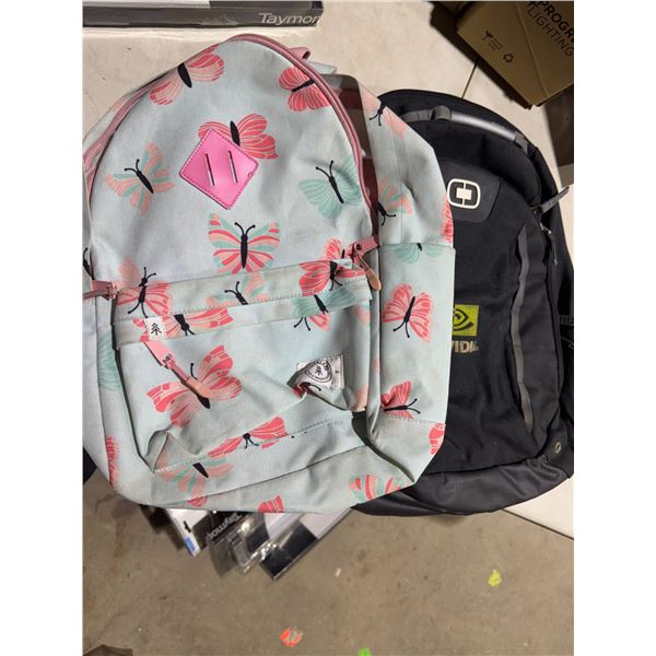 2 backpacks