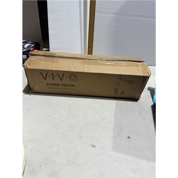 VIVO  white Single monitor desk mount