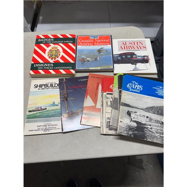 The CAHS journals and other aviation books