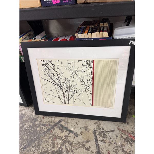 Artwork signed measures 37 1/2" x 31"