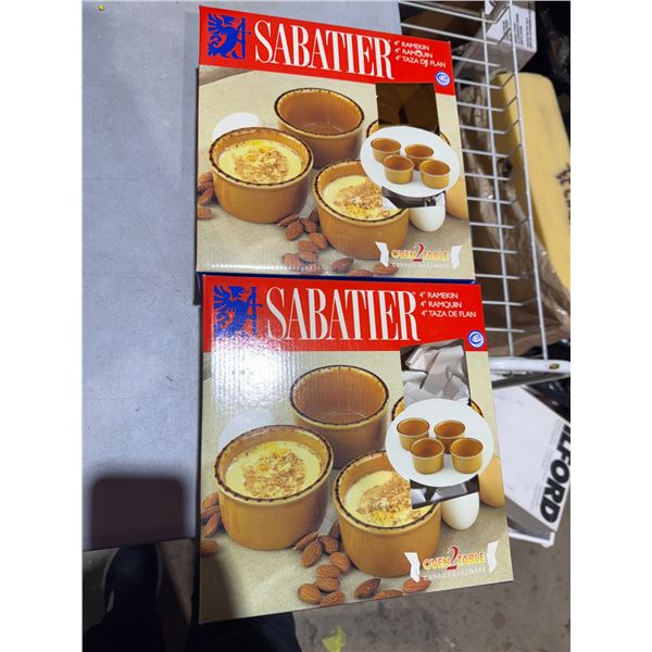 SABATIER 4 inch RAMEKIN dishes