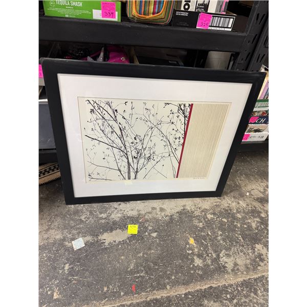 Artwork signed measures 37 1/2" x 31"