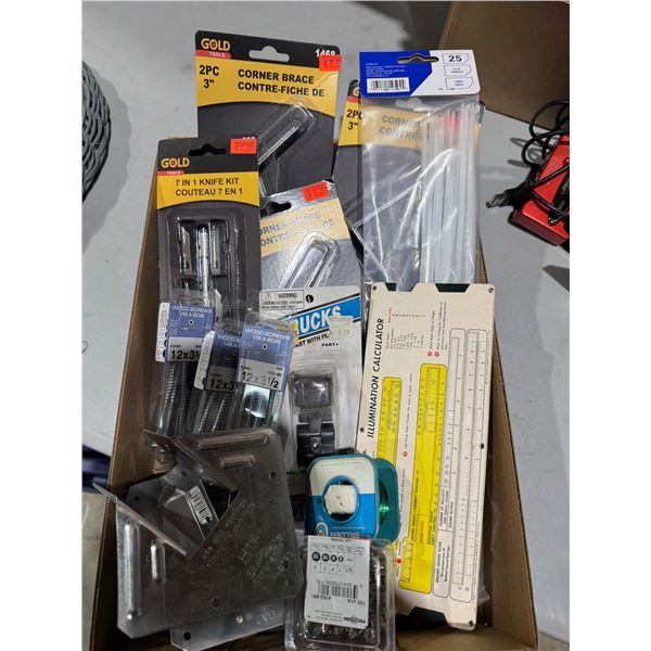 Illumination calculator, wood screws 70 one knife kit etc.