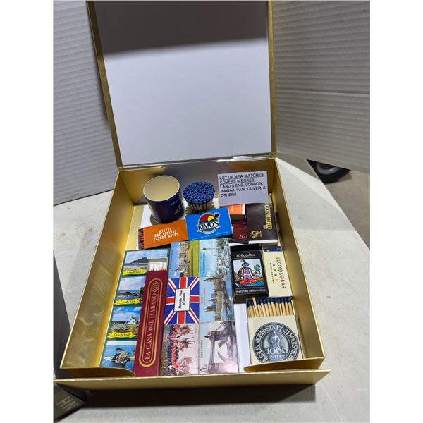 A lot of new matchbook matches covers and boxes