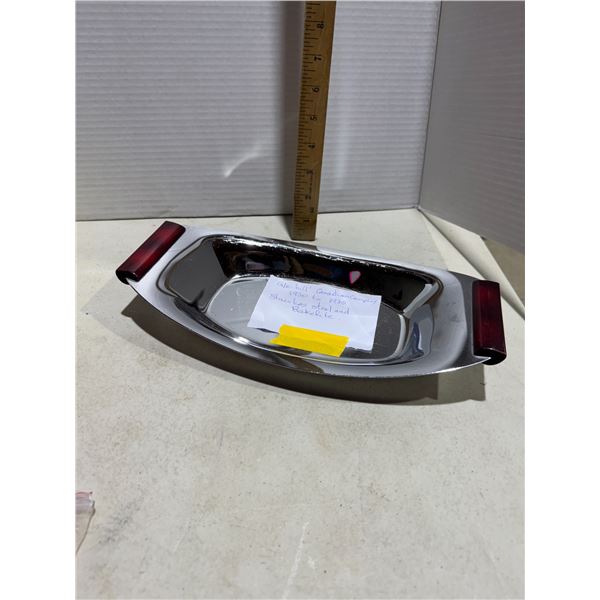 Glo-hill stainless steel bake lite tray