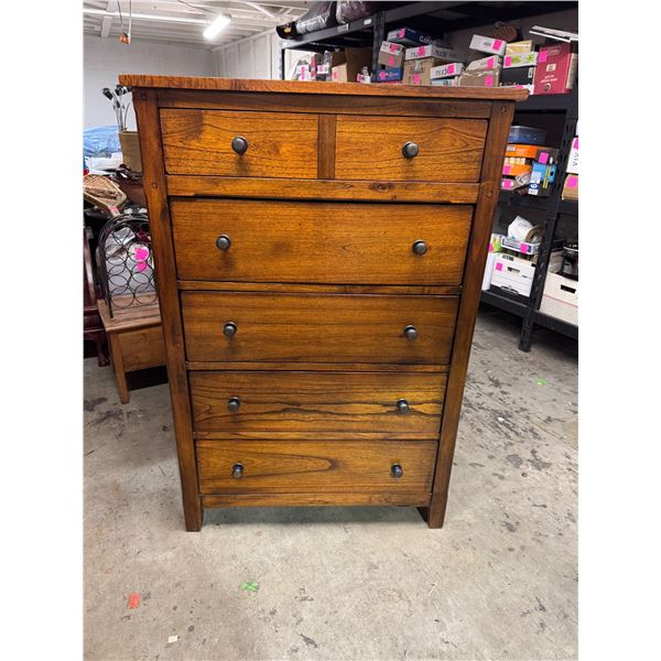Dresser measures 37 1/2" x 18" x 56" tall