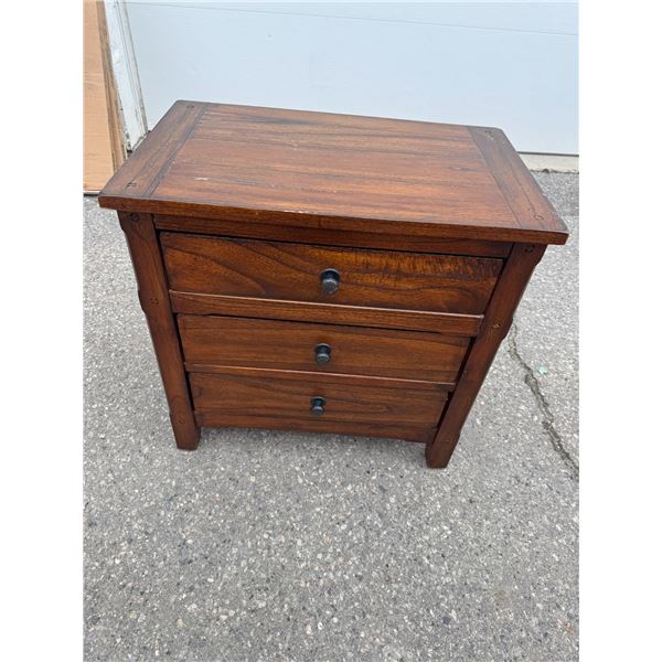 Nightstand measures 29" x 18" x 28 1/2" tall