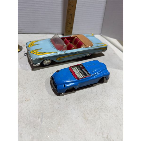 Collectible tin cars