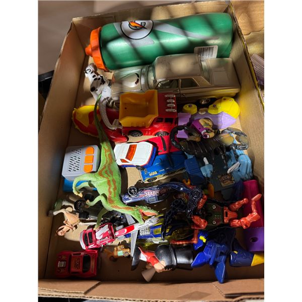 Vintage diecast and metal cars to Japan made hot wheels and other and Gatorade bottle