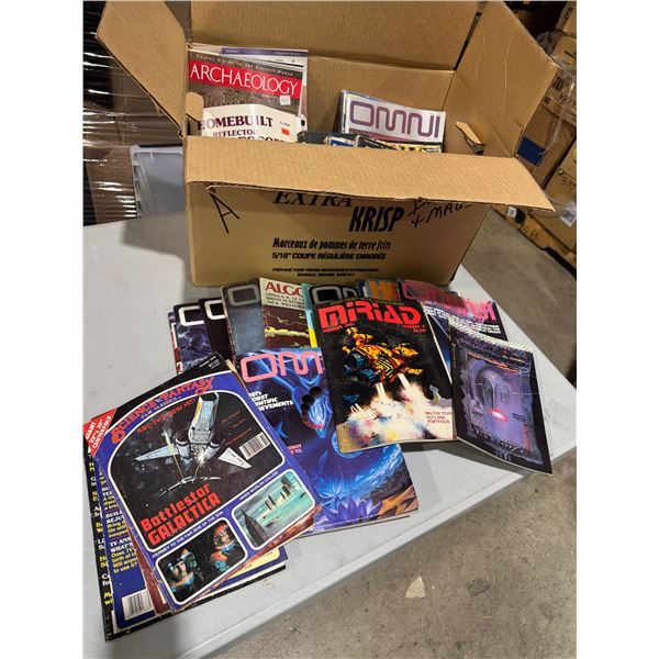 Magazines and books science and fantasy OMNI