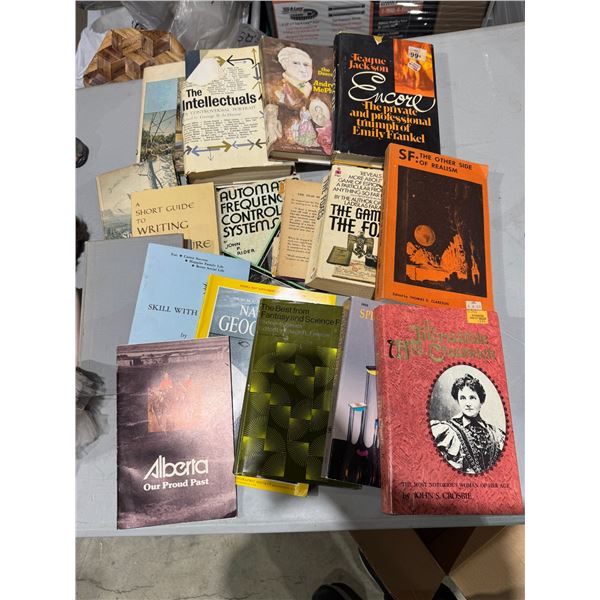 Vintage books SF, the other side of realism, the intellectuals, the incredible miss Chadwick