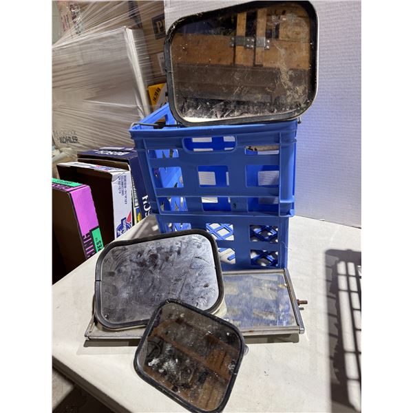 Mirrors and crate