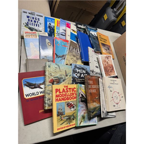 Airplane related and model books