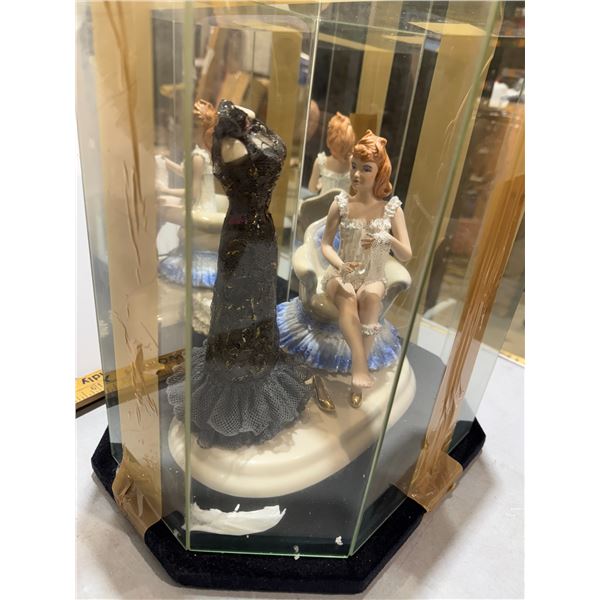 Collectible doll in case