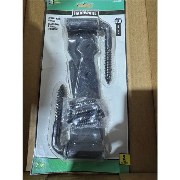 Strap and hook hinges