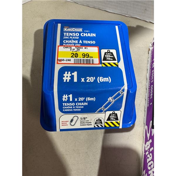 1" x 20' 10 tenso chain