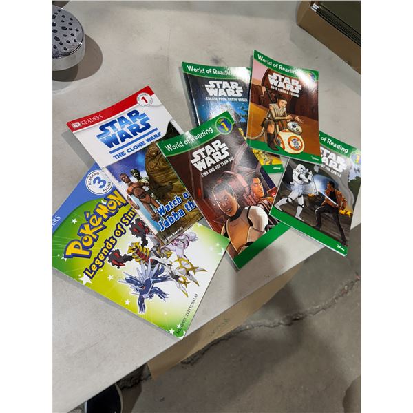 Star Wars and Pokémon books