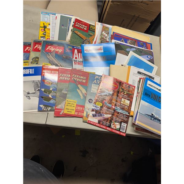 Aviation magazines, Royal Air Force, flying, etc.