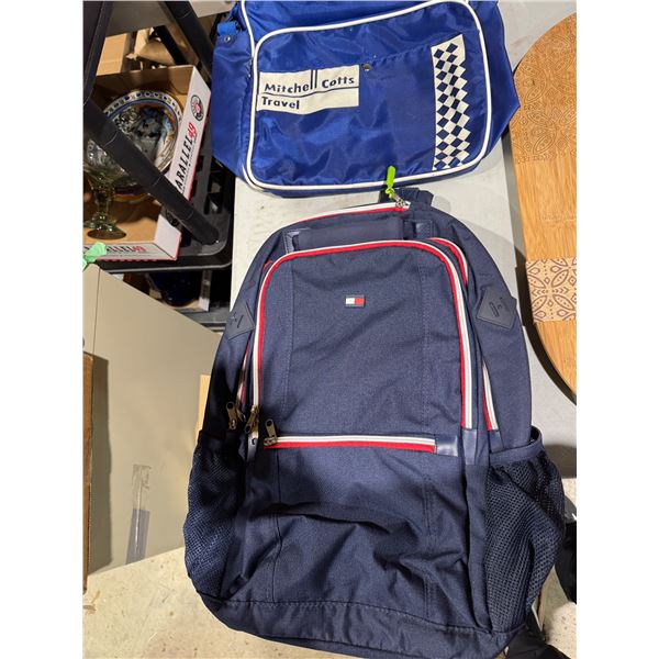 Mitchell Cox travel and Tommy Hilfiger bags