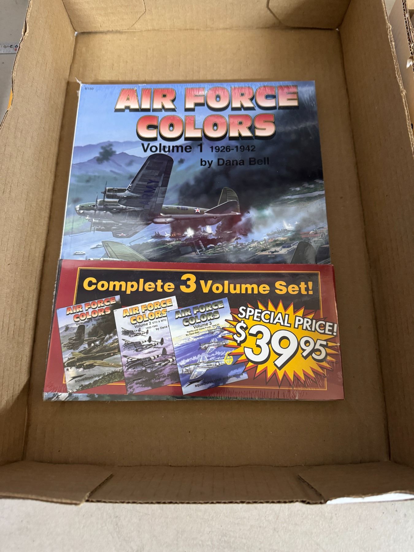 Air Force colors complete three volume set