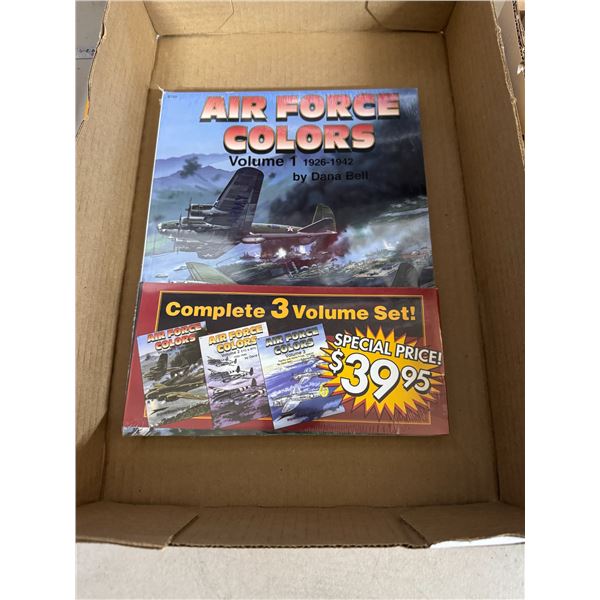 Air Force colors complete three volume set