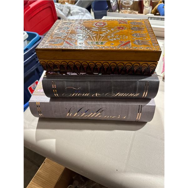 Storage box and storage box books