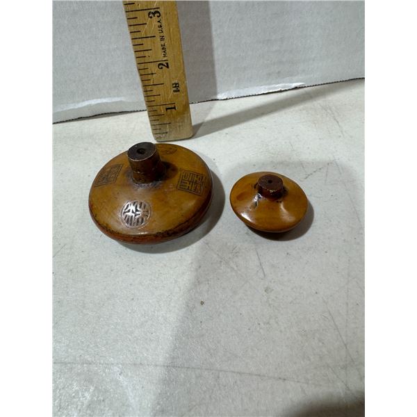 antique Chinese opium pipe bowls