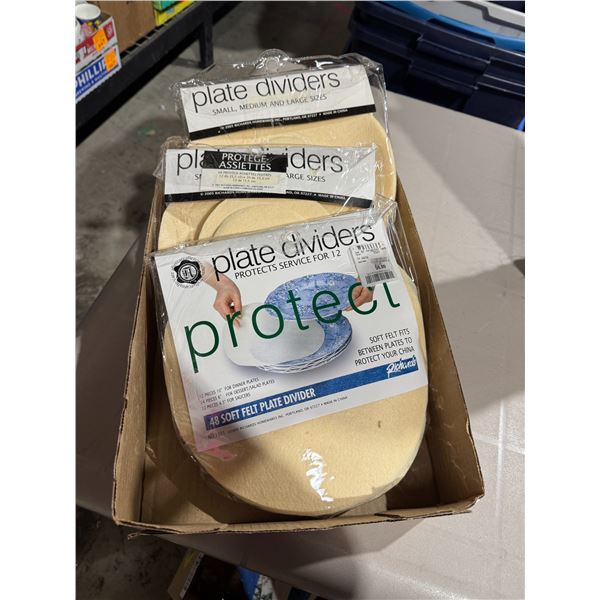 Plate divider protectors