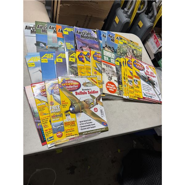 Aviation magazines, bombers, and other
