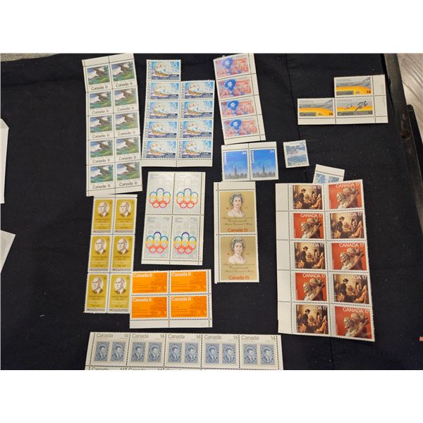 Lot of new canadian stamps