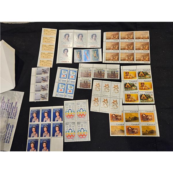 Lot of new canadian stamps