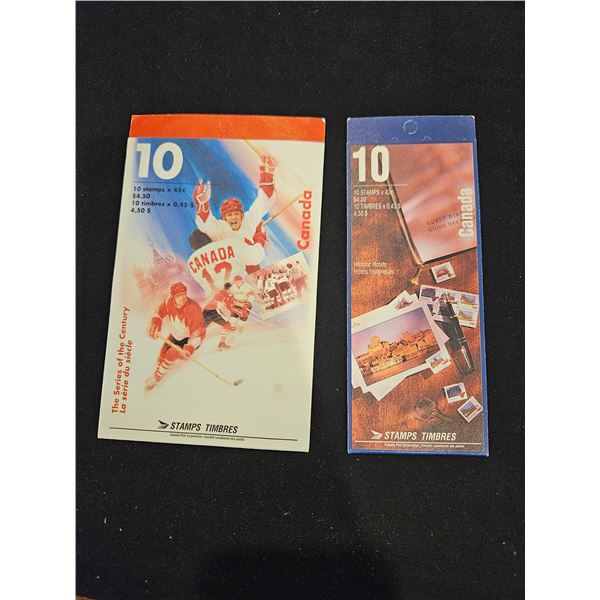 2x books of Canadian stamps