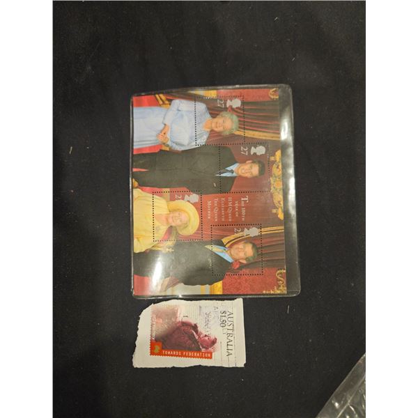 Collectible Royal family stamps